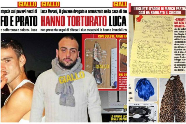Omicidio Varani, coltello sporco e abiti da donna: le foto nella stanza delle torture