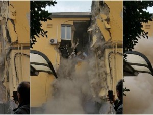 Veterinaria, crollano due palazzine: terrore fra centinaia di famiglie