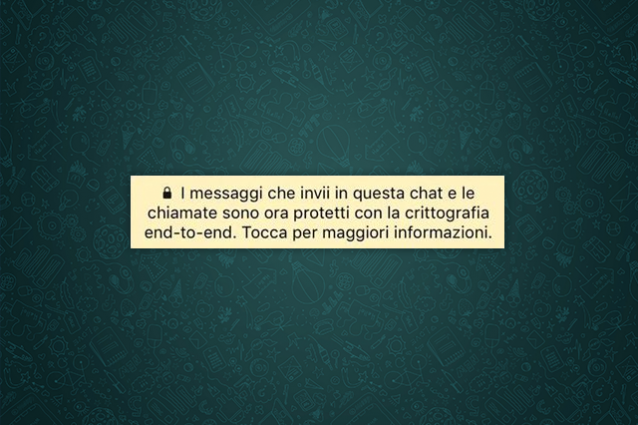 WhatsApp ora protegge le chat con la crittografia