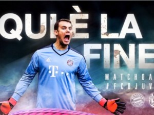 Il Bayern sfotte la Juve: lo slogan bianconero 'Fino alla fine' diventa 'Qui ? la fine'