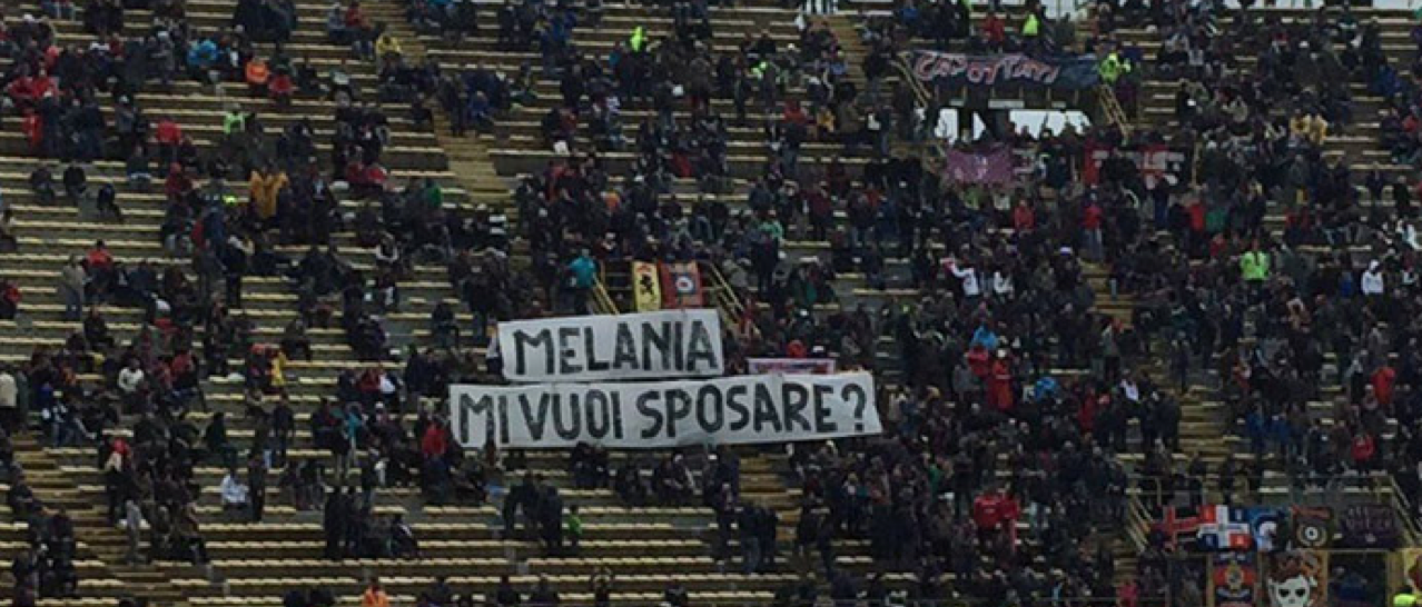 Bologna, striscione in curva: 