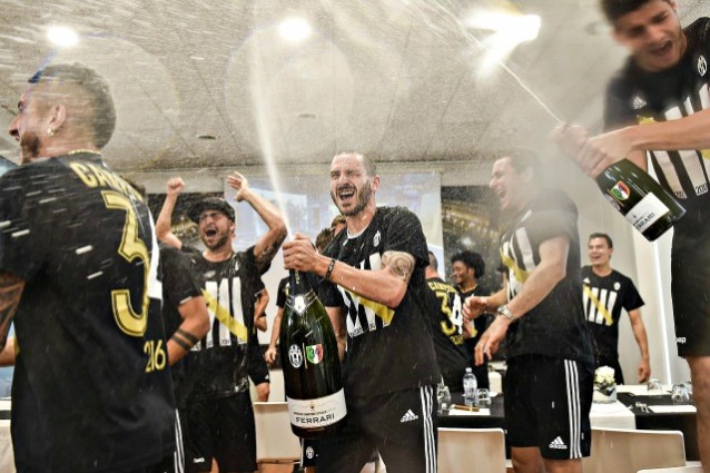 La festa della Juventus per il quinto scudetto