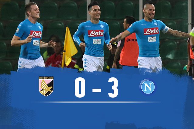 Il Napoli vola a Palermo: Callejon e Hamsik, la nuova cooperativa del gol