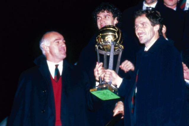 Il Milan di Sacchi terza squadra più forte di tutti i tempi