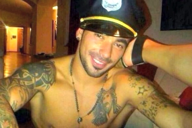 Una delle foto di Lavezzi diffuse dai giornali argentini