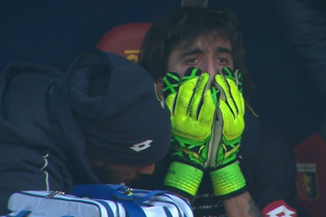 Genoa, altro infortunio per Perin: si teme la rottura del crociato