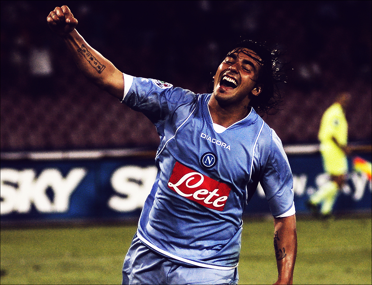 Cagliari Napoli Lavezzi Gol E Parole Da Leader Abbiamo Finito In 9 