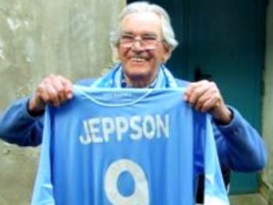 jeppson con la maglia del napoli