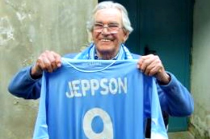 jeppson con la maglia del napoli