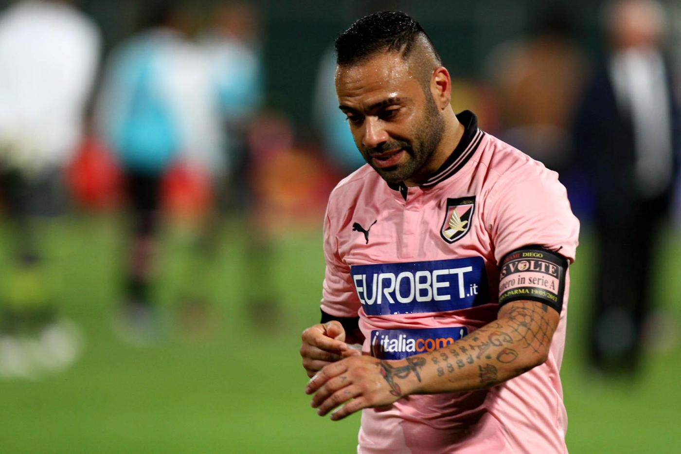 Fabrizio Miccoli nel mercato del Livorno