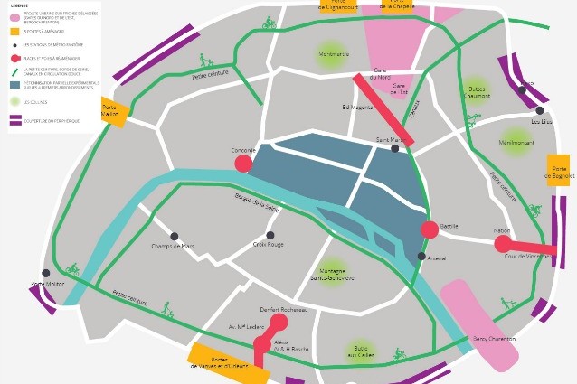 Il nuovo piano per Parigi di NKM: seppellire la tangenziale e pedonalizzare il centro