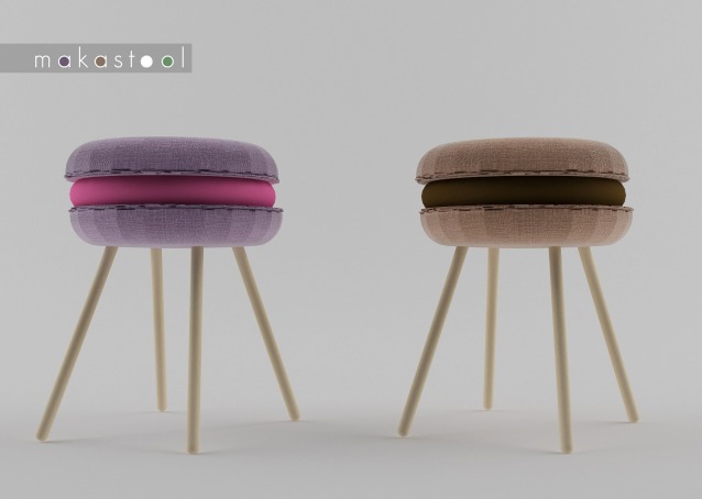 Sgabelli Da Mangiare : Makastool design da mangiare con gli occhi