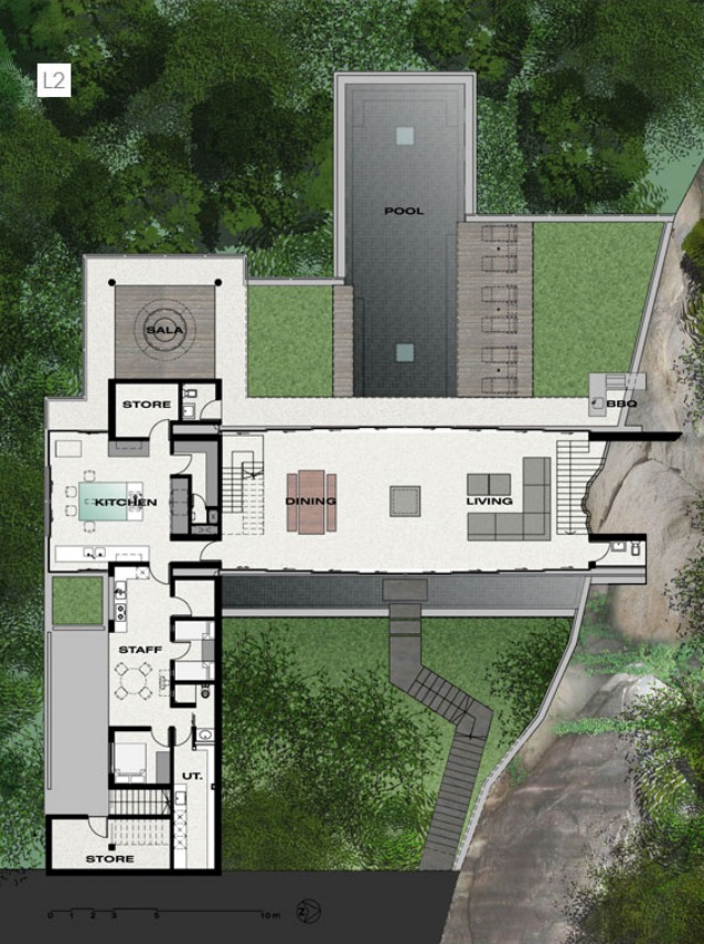 Villa Amanzi–zona giorno