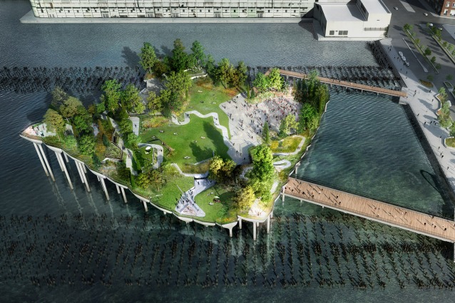 Pier 55: il nuovo parco galleggiante di New York