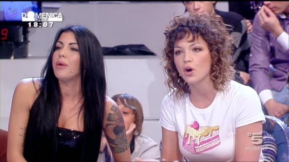 sarah nile e veronica ciardi a domenica 5
