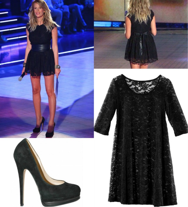 Alessia Marcuzzi Look 1 puntata gf12