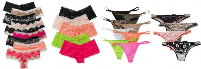 Victoria's Secret Primavera 2012 slip tanga culotte