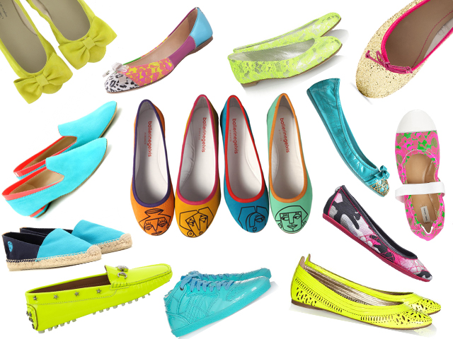 Ballerine fluo