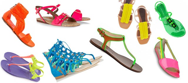 Sandali fluo