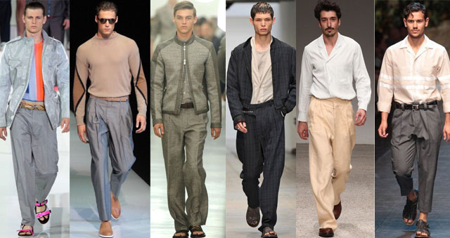 Pantaloni larghi per la PE 2013