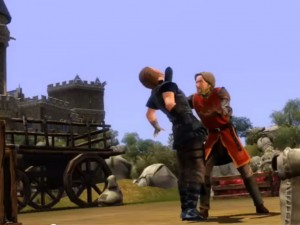 The Sims Medieval, una scena del gioco della Ea