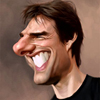 tom cruise caricatura