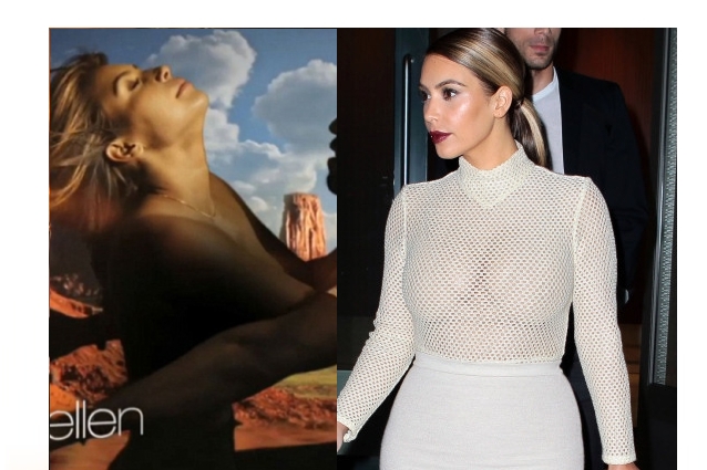 Kim Kardashian magra grazie a photoshop nel video con Kanye West (FOTO)