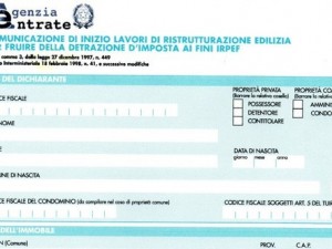 Come richiedere la detrazione del 36, ecco gli adempimenti Comunicazione inizio lavori ristrutturazione