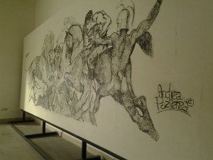Il capolavoro di Andrea Pazienza alla Mostra d'Oltremare (foto di Antonio Fico)