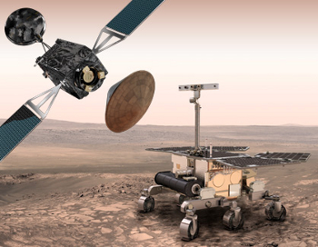La missione ExoMars sarà costituita da un orbiter lanciato nel 2016 e un rover che atterrerà nel 2018.