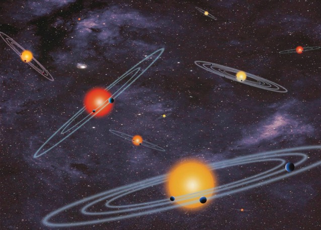 Il nostro universo è popolato da sistemi stellari.