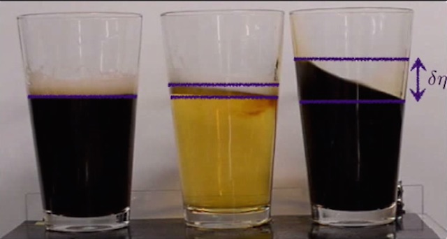 birra caffè rovesciare