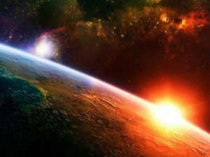 la terra vista dallo spazio