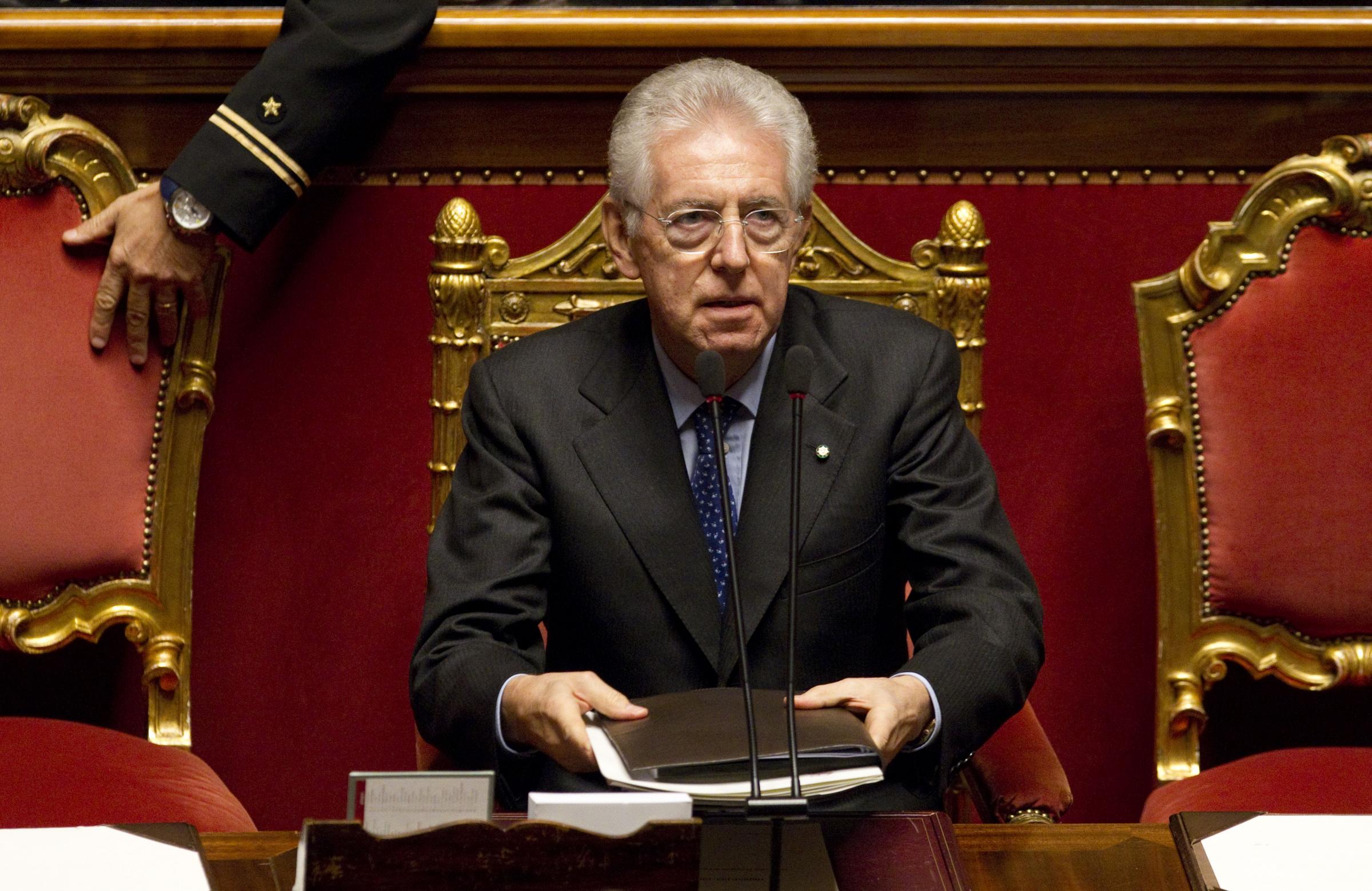 Il Governo Monti alla prova della Camera la diretta del voto di fiducia