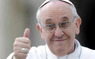 Papa Francesco friendly…