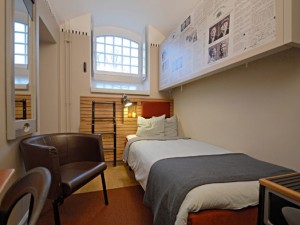 Una delle celle del carcere di Langholmenen (Stoccolma)