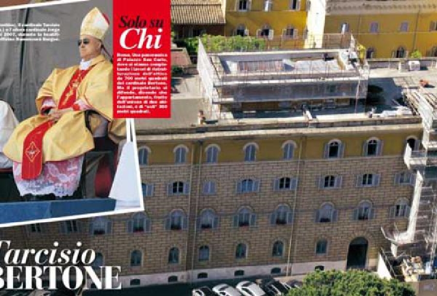 La foto del maxi attico del Cardinal Bertone tra le mura vaticane
