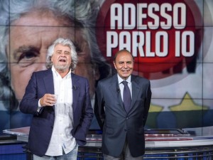 Grillo a Porta a Porta lancia la volata del M5S: "Renzi è già finito, vinceremo le Europee"