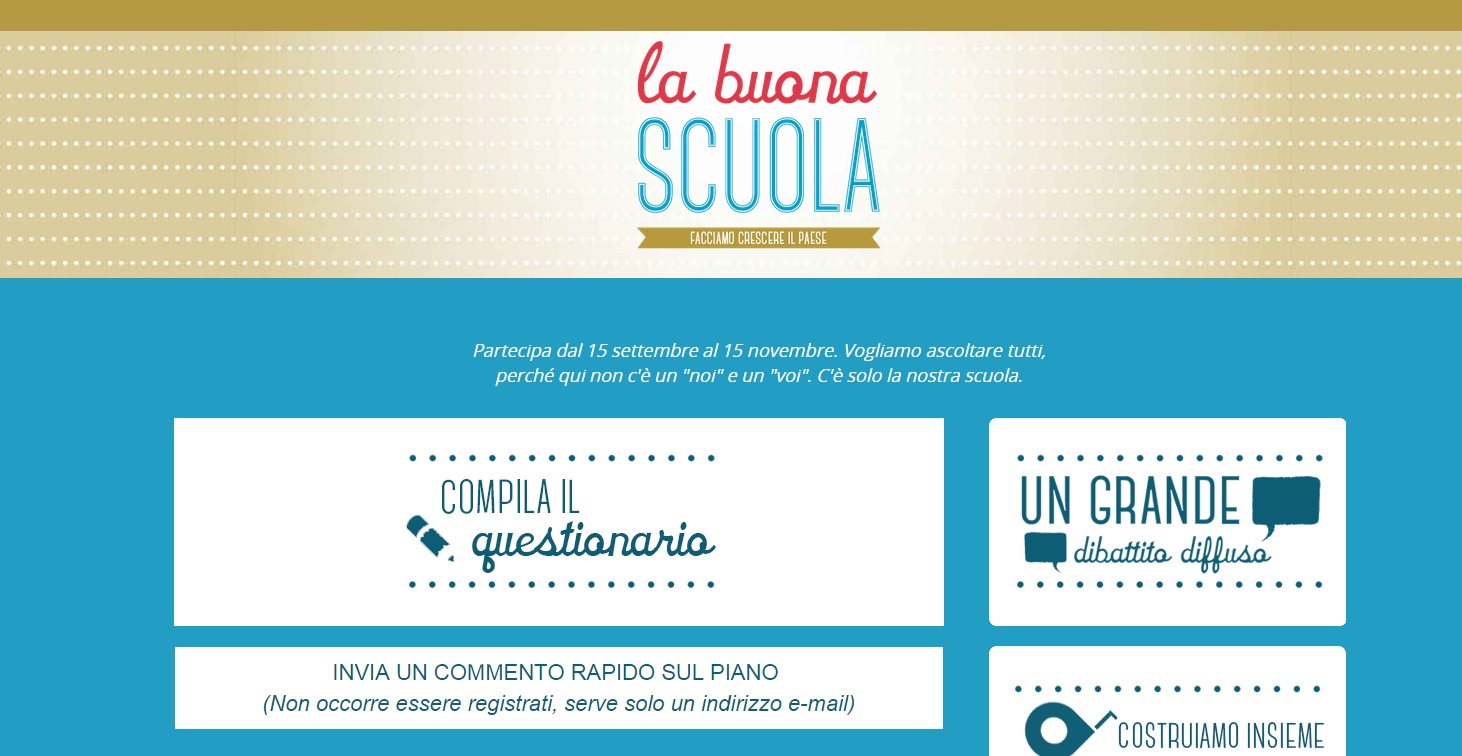 La Buona Scuola oltre 1.200 proposte arrivate al Ministero dell'Istruzione