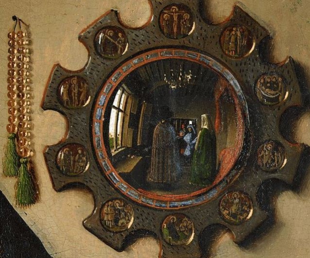 Dettaglio del Ritratto dei Coniugi Arnolfini