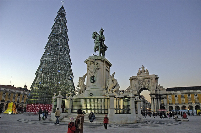 albero di natale lisbona