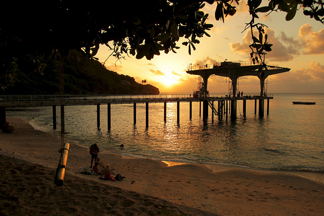 isola di natale spiaggia flying fish cove