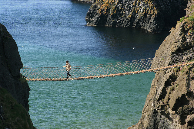 ponti sospesi carrick a rede rope bridge