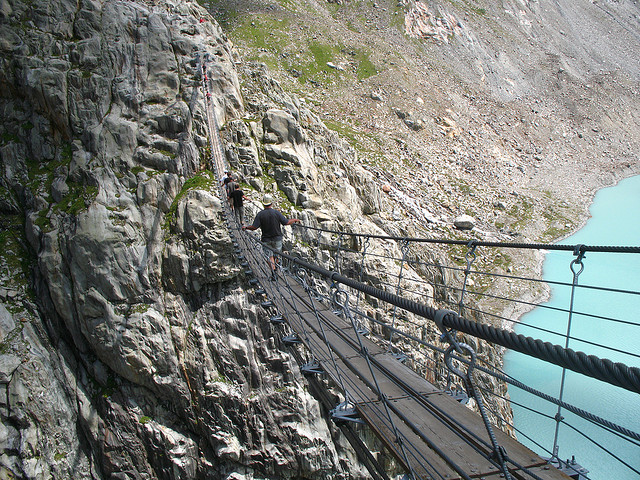 ponti sospesi lago tift svizzera