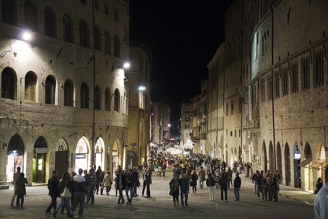 Perugia by night