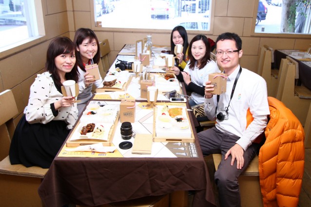 Ristorante di cartone di Taiwan