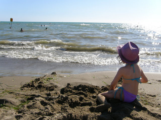 Spiaggia di Marina di Grosseto. Foto di Simone Ramella