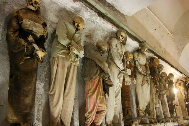 Catacombe Cappuccini, Palermo. Foto di Juan Antonio F. Segal