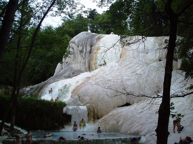 Bagni di San Filippo, Toscana. Foto di Udo Schröter