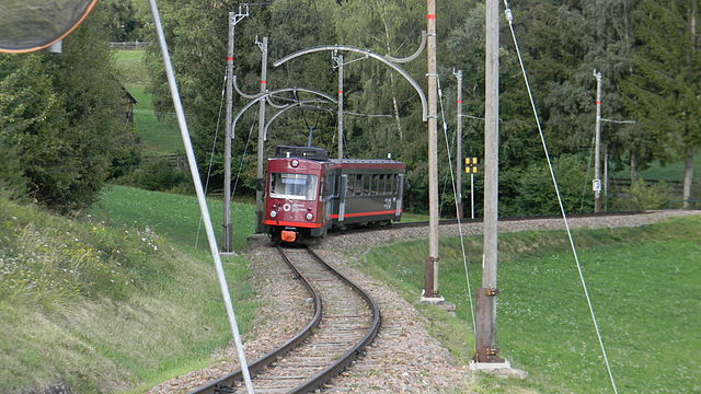 Ferrovia del Renon, Bolzano. Foto da Wikipedia
